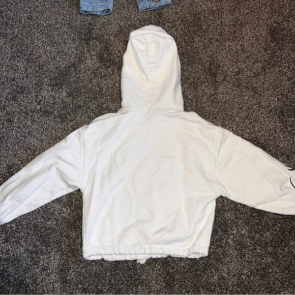 Zara Girls Peanuts Snoopy Denim Jean Jacket AND Hoodie SIZE 11-12 ❤️ - Picture 6 of 9